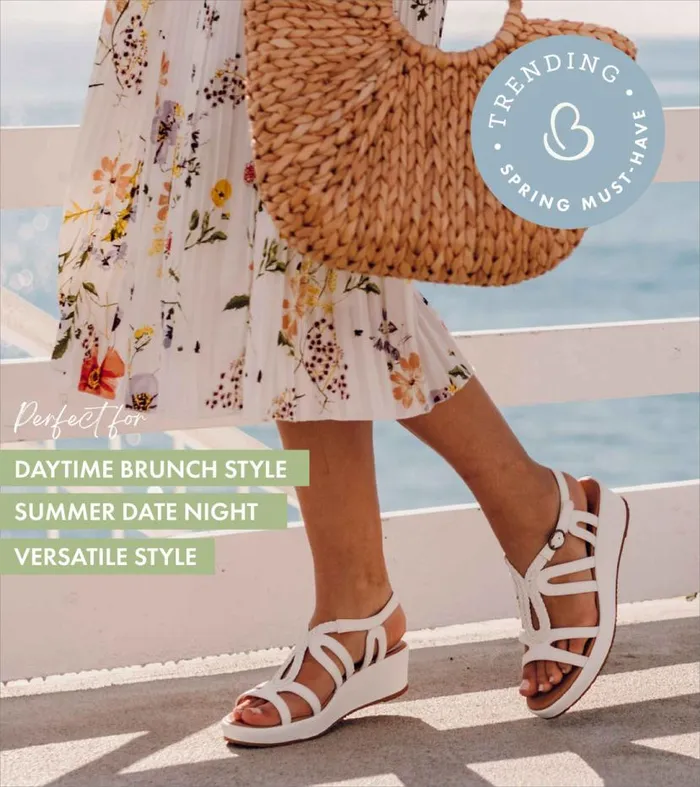 Women Baretraps Wedge Sandals Wilma Wedge Sandal White Women Baretraps Wedge Sandals Wilma Wedge Sandal White