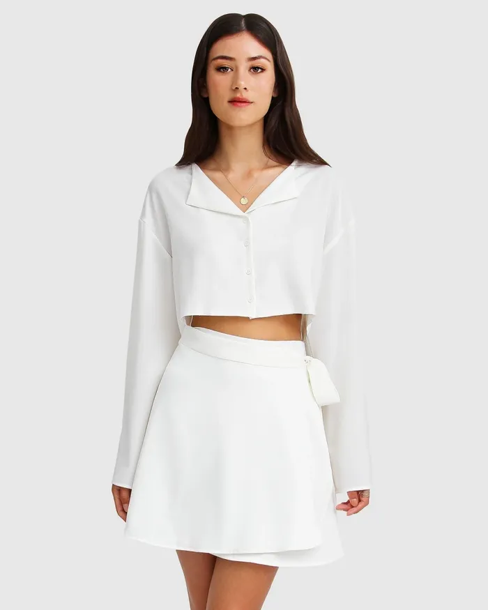 Women Belle and Bloom Before You Go Skirt Set 8211 White Dresses