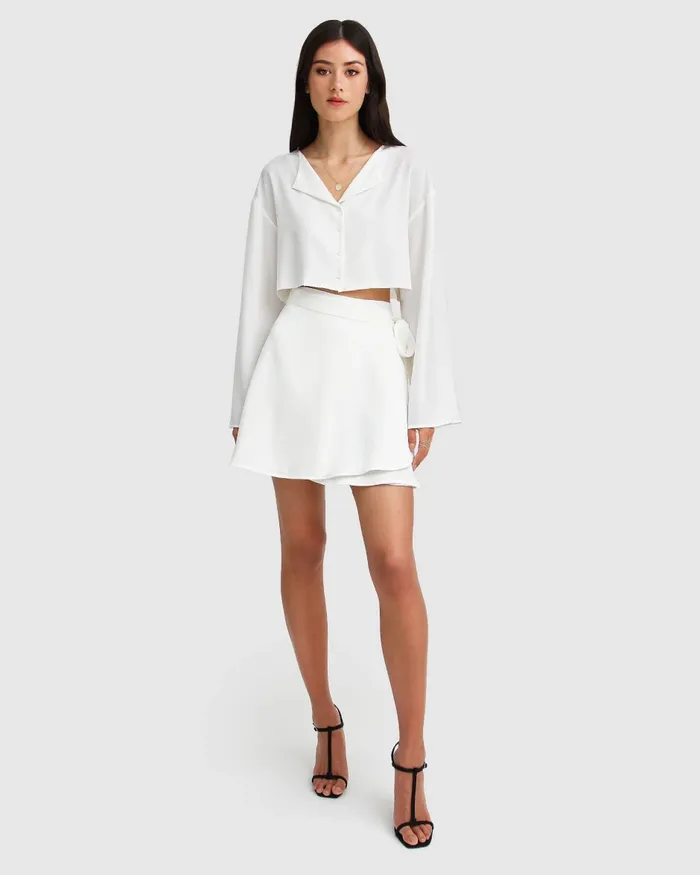 Women Belle and Bloom Before You Go Skirt Set 8211 White Dresses
