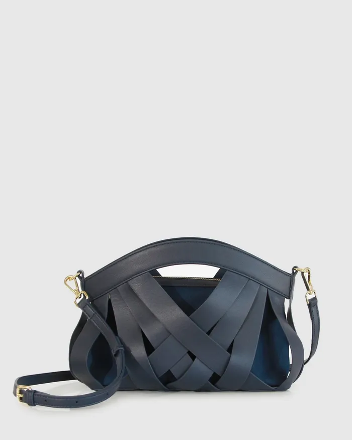 Women Belle and Bloom One More Night Crossbody Bag 8211 Navy Handbags