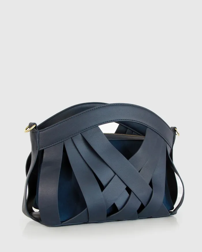 Women Belle and Bloom One More Night Crossbody Bag 8211 Navy Handbags