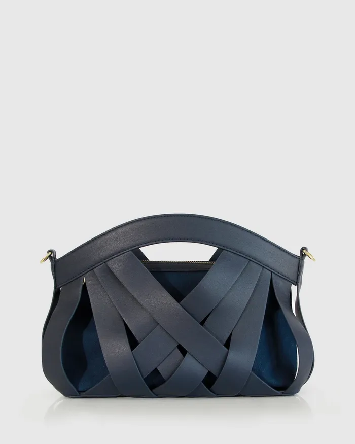 Women Belle and Bloom One More Night Crossbody Bag 8211 Navy Handbags