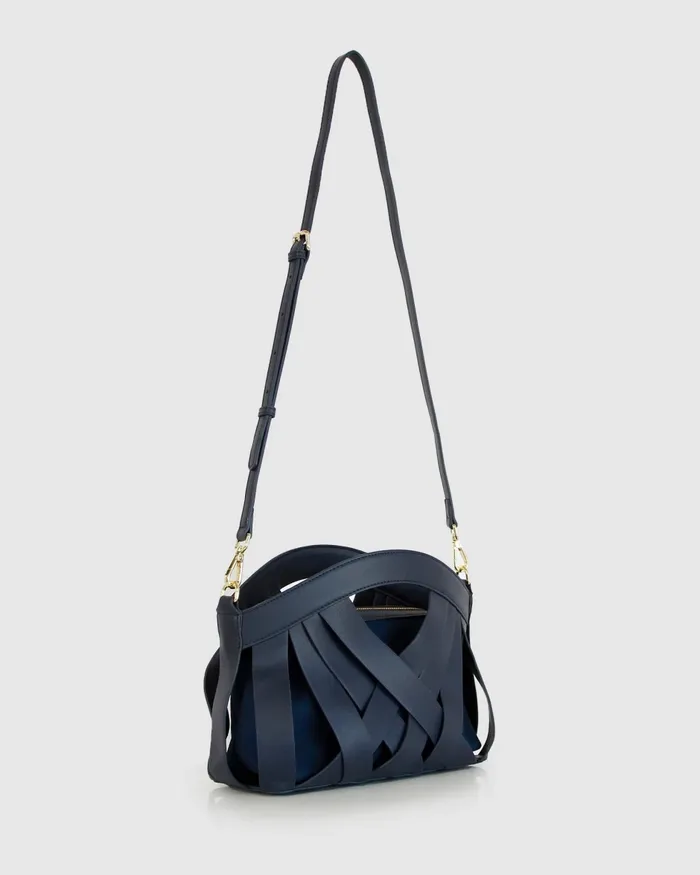 Women Belle and Bloom One More Night Crossbody Bag 8211 Navy Handbags