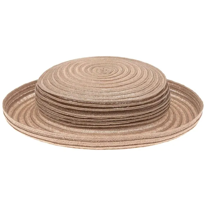 Women Belma Pleated Hat Beige Mayser Straw Hats Women Belma Pleated Hat Beige Mayser Straw Hats