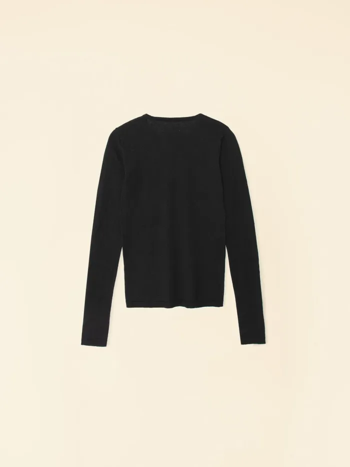 Women Black Crewe Sweater Sweaters and Jackets XRENA Women Black Crewe Sweater Sweaters and Jackets XRENA