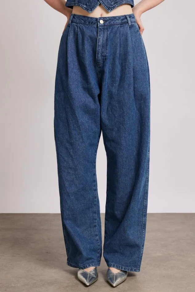 Women Bottoms Damson Madder Sailor Jeans 8211 Vintage Wash