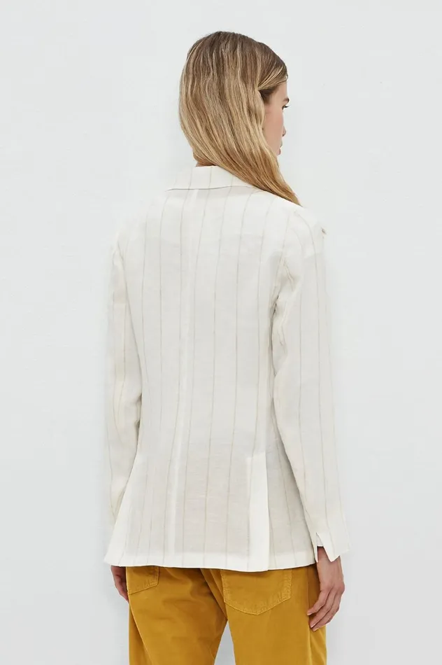 Women CARLOTTA2 8211 Linen Doublebreasted Jacket 8211 Sesame Massimo Alba Jackets and Coats Women CARLOTTA2 8211 Linen Doublebreasted Jacket 8211 Sesame Massimo Alba Jackets and Coats