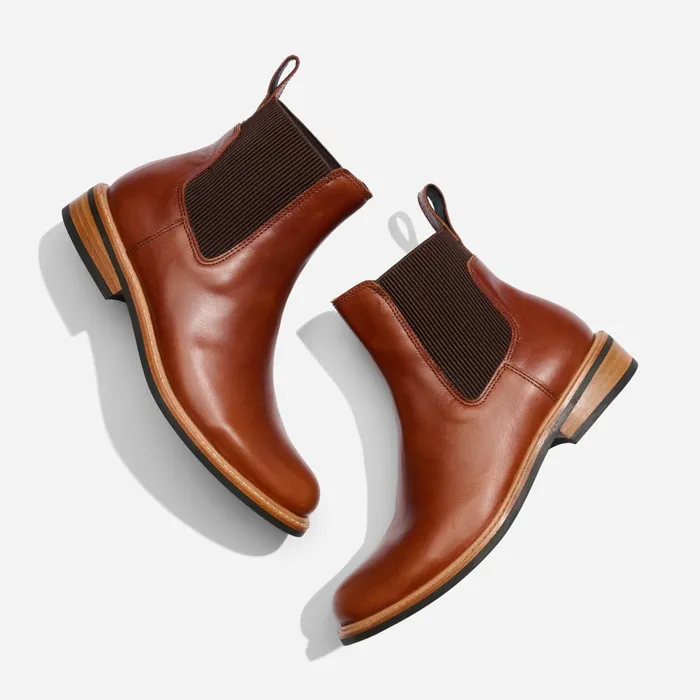 Women Carmen Chelsea Boot Brandy Nisolo Boots