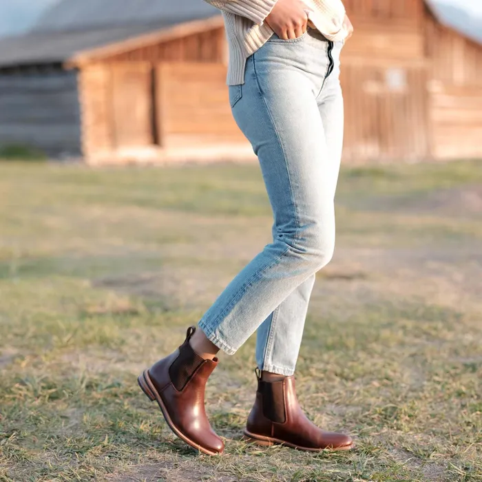 Women Carmen Chelsea Boot Brandy Nisolo Boots