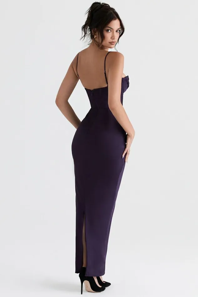 Women Charmaine Night Shade Corset Maxi Dress House Of CB Dresses Women Charmaine Night Shade Corset Maxi Dress House Of CB Dresses