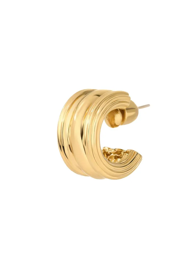 Women Christina Caruso Jewelry St John Christina Caruso Baby Triple Hoop Earring Gold Women Christina Caruso Jewelry St John Christina Caruso Baby Triple Hoop Earring Gold