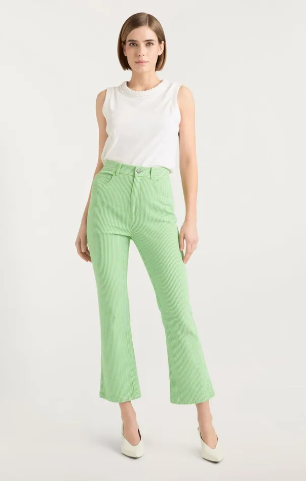 Women Cinq Sept Bottoms Aubrey Pant Lush Meadowskylight