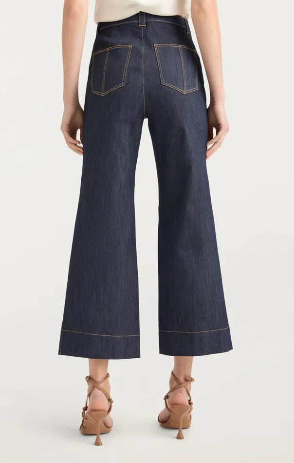 Women Cinq Sept Bottoms Benji Pant Indigo