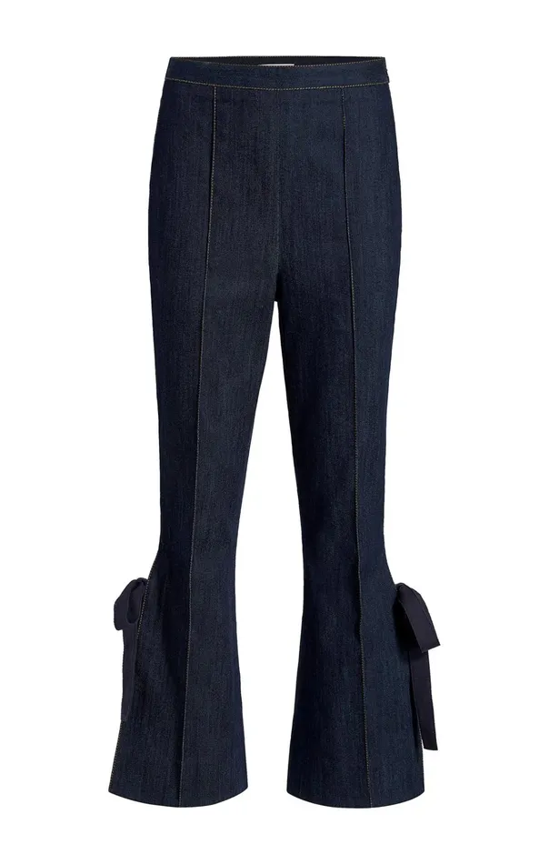 Women Cinq Sept Bottoms Denim Lou Pant Indigo