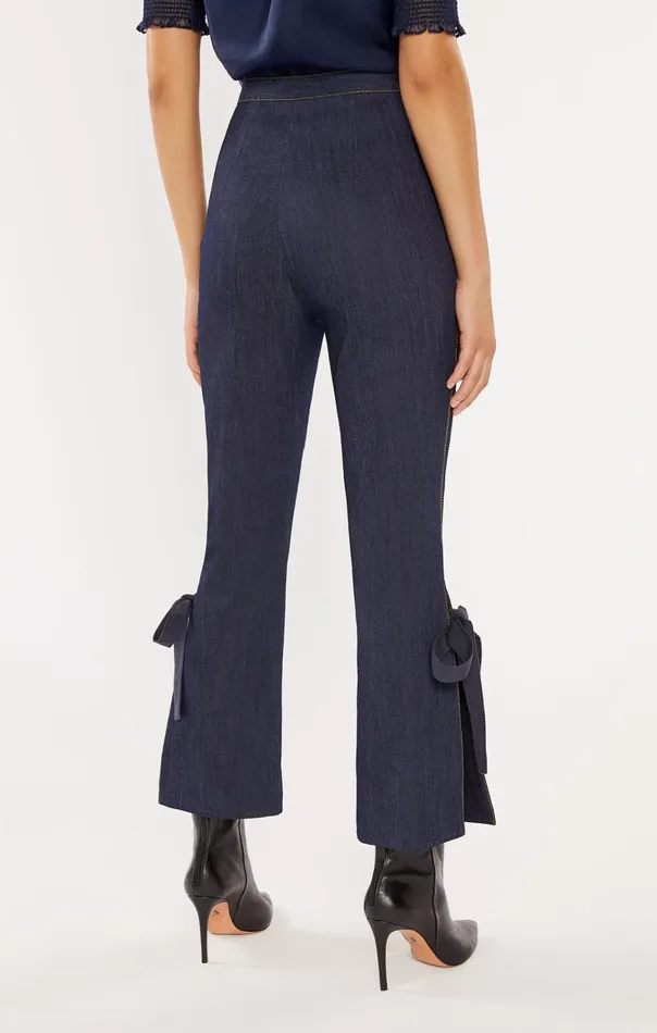 Women Cinq Sept Bottoms Denim Lou Pant Indigo