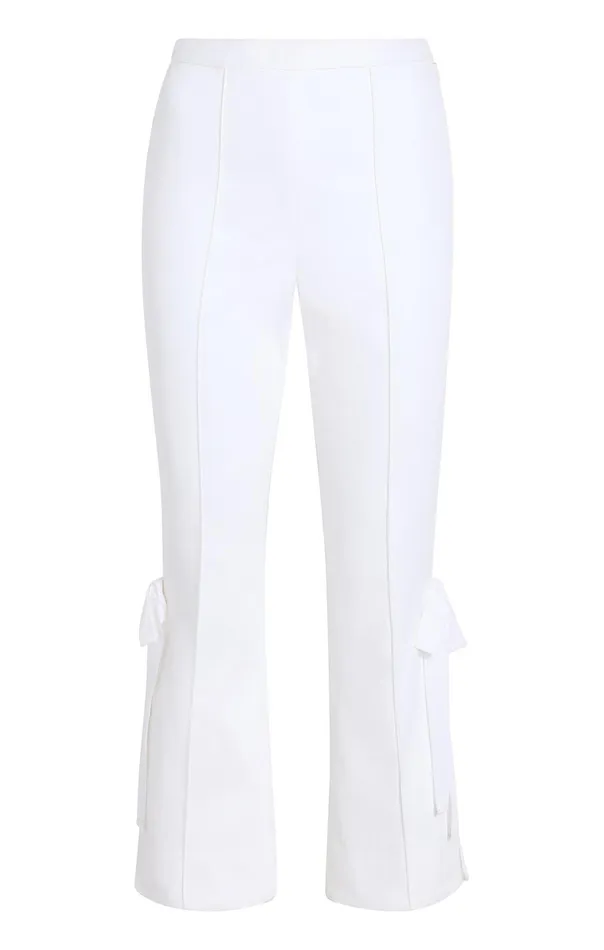 Women Cinq Sept Bottoms Denim Lou Pant White
