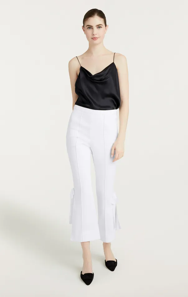 Women Cinq Sept Bottoms Denim Lou Pant White