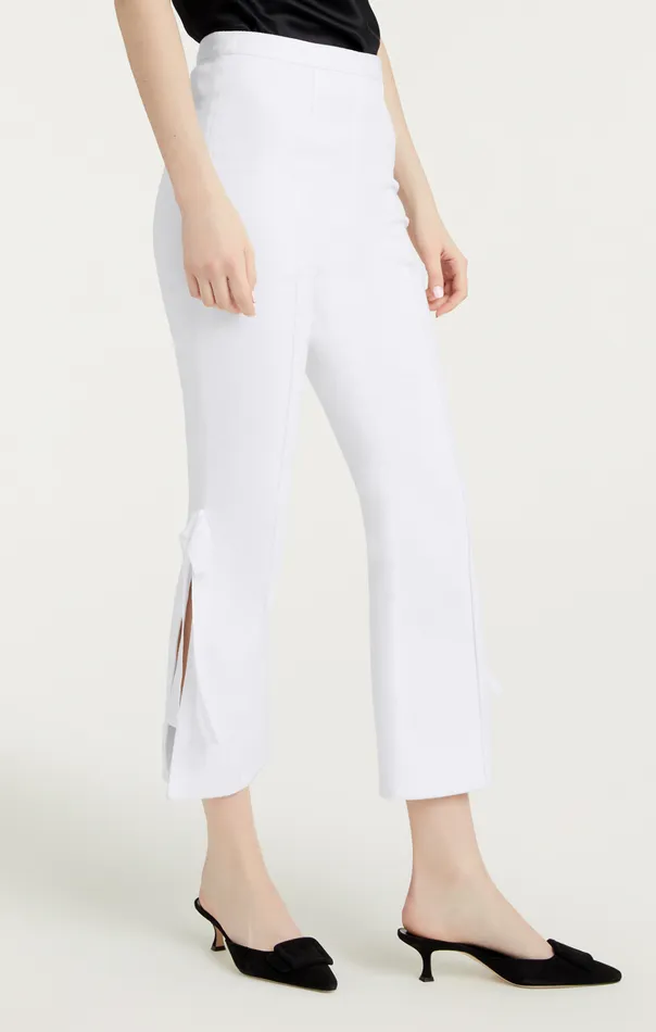Women Cinq Sept Bottoms Denim Lou Pant White