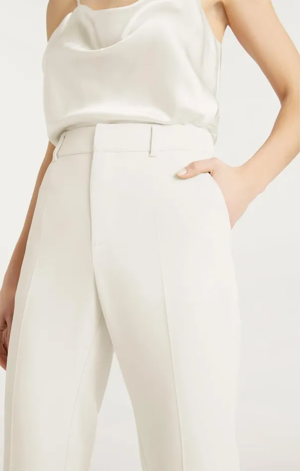 Women Cinq Sept Bottoms Kerry Pant Ivory