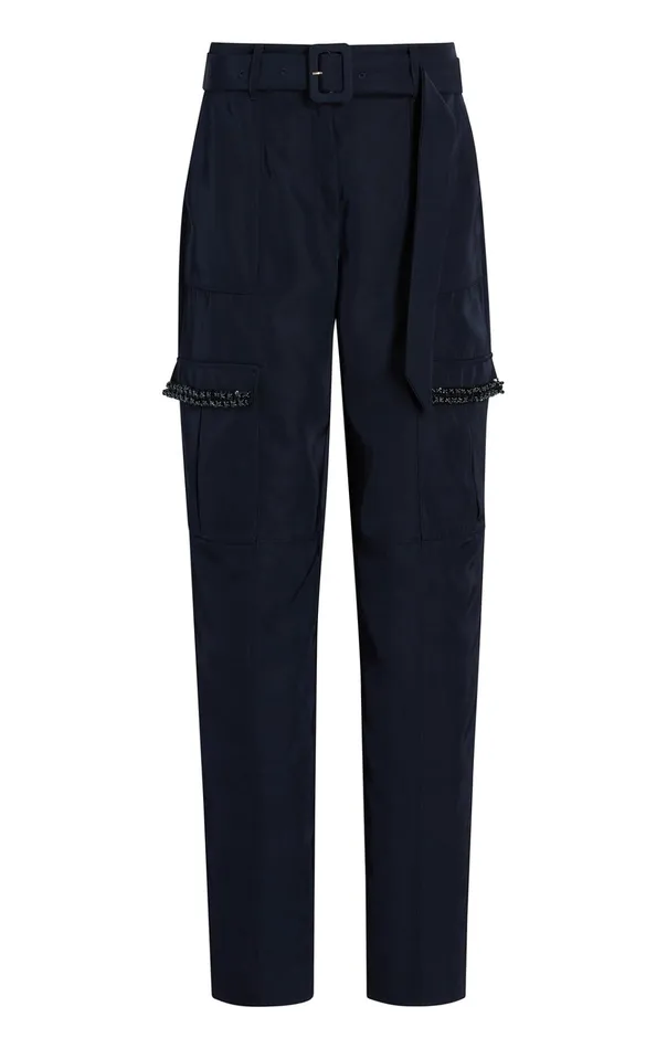 Women Cinq Sept Bottoms Porsha Pant Navy