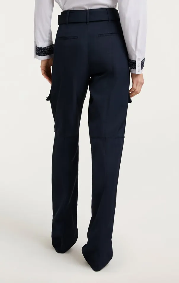 Women Cinq Sept Bottoms Porsha Pant Navy