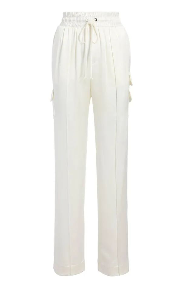 Women Cinq Sept Bottoms Sarie Pant Ivory