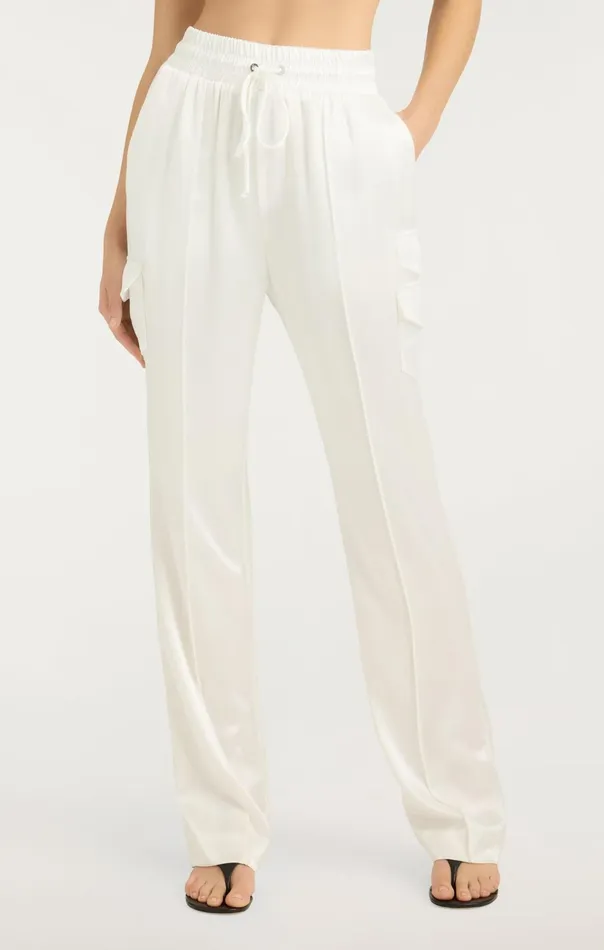 Women Cinq Sept Bottoms Sarie Pant Ivory