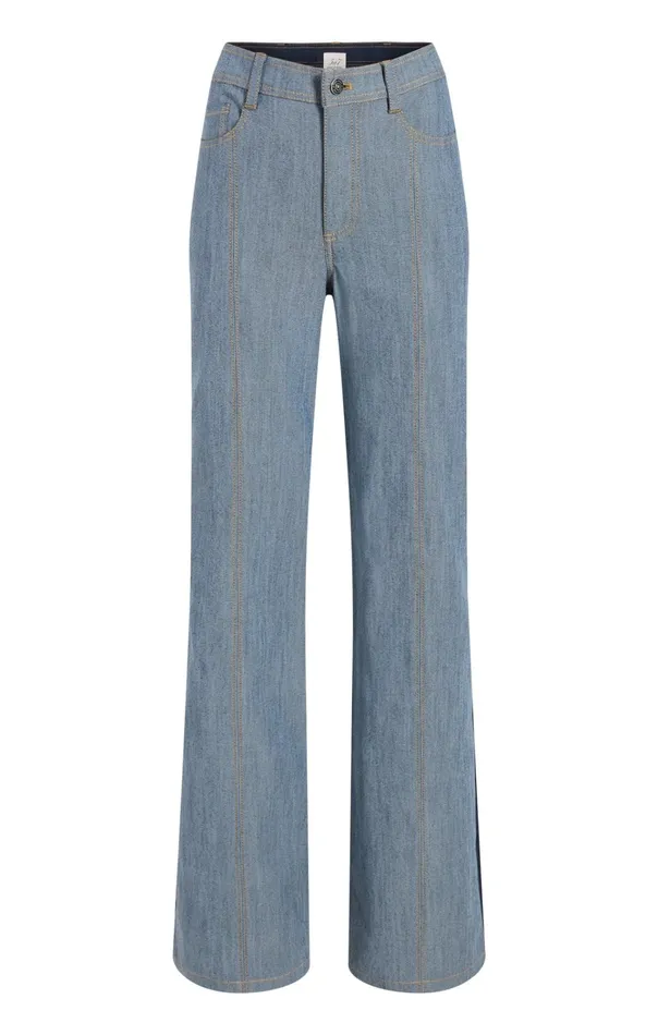 Women Cinq Sept Bottoms Verona Pant Light Indigoindigo