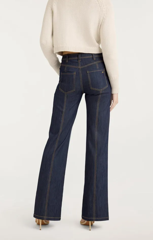 Women Cinq Sept Bottoms Verona Pant Light Indigoindigo