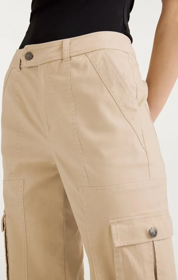 Women Cinq Sept Bottoms Zola Pant Khaki