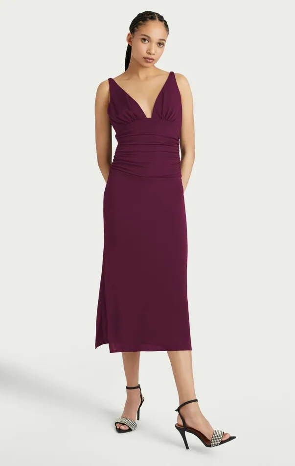 Women Cinq Sept Dresses Lacey Dress Dark Fig