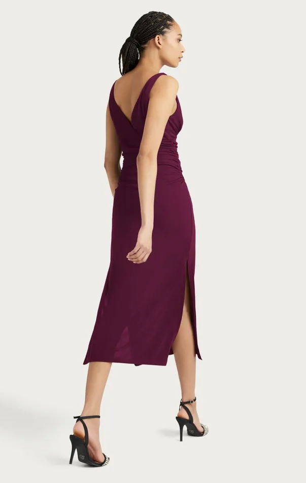 Women Cinq Sept Dresses Lacey Dress Dark Fig