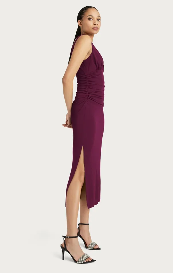 Women Cinq Sept Dresses Lacey Dress Dark Fig
