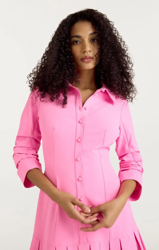 Women Cinq Sept Dresses Lucilla Dress Electric Pink