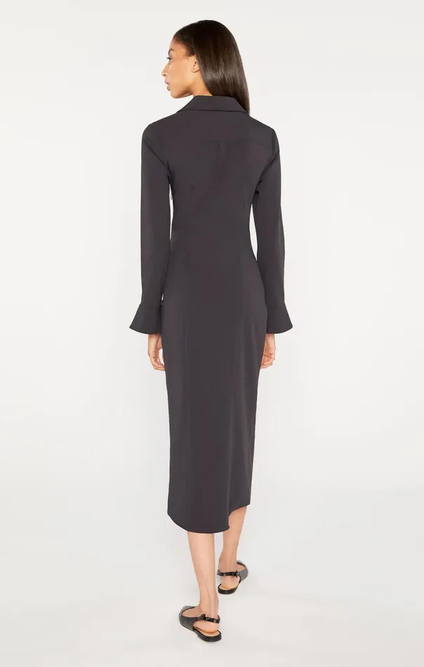 Women Cinq Sept Dresses Midi Mckenna Dress Black