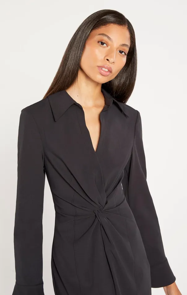 Women Cinq Sept Dresses Midi Mckenna Dress Black