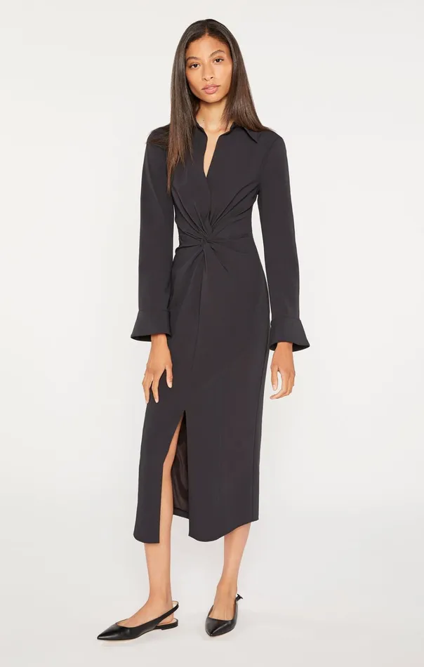 Women Cinq Sept Dresses Midi Mckenna Dress Black