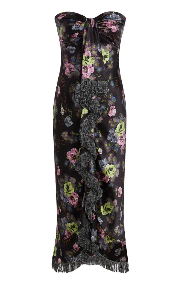 Women Cinq Sept Dresses Midnight Bloom Elise Dress Midnight Multi