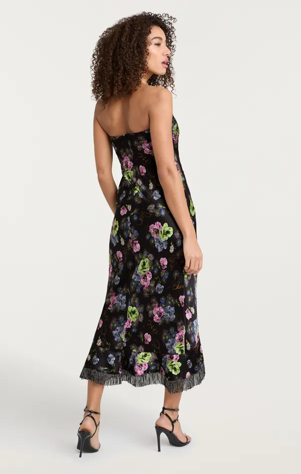 Women Cinq Sept Dresses Midnight Bloom Elise Dress Midnight Multi