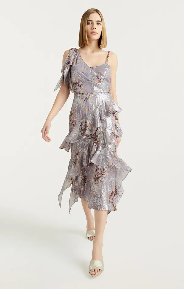Women Cinq Sept Dresses Trevor Dress Grey Multi