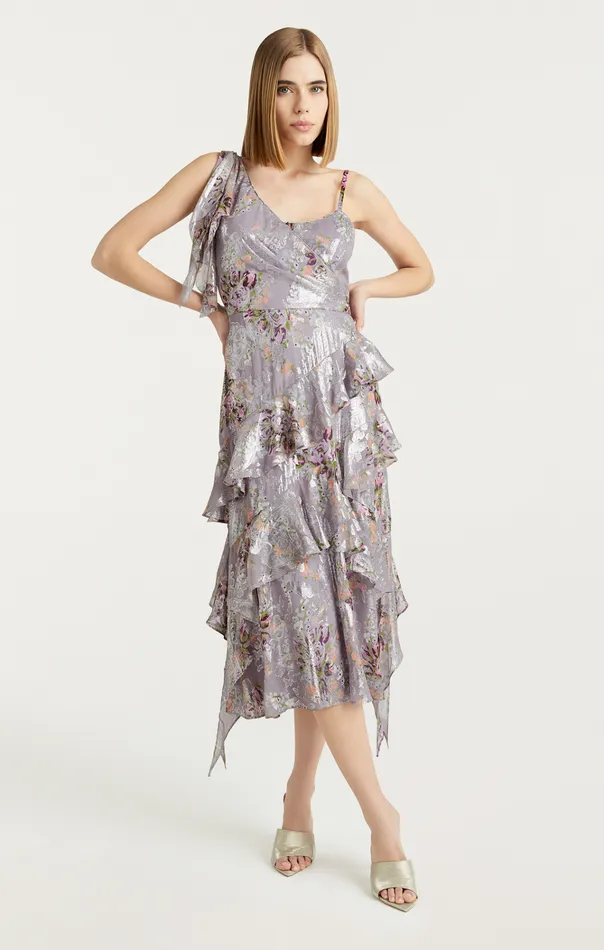 Women Cinq Sept Dresses Trevor Dress Grey Multi