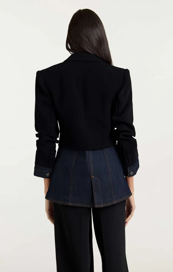 Women Cinq Sept Jackets and Blazers Dionne Blazer Blackindigo