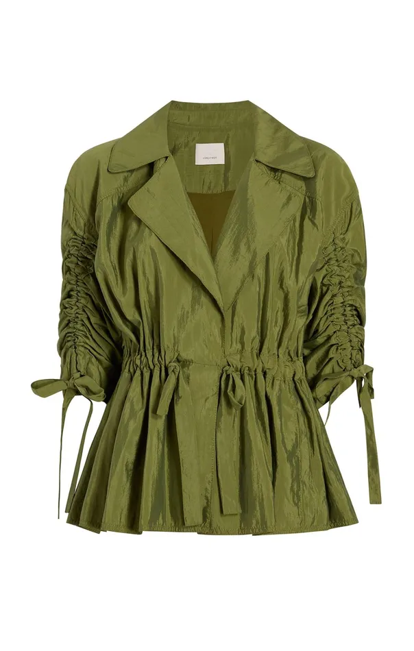 Women Cinq Sept Jackets and Blazers Emmeline Jacket Olive Green