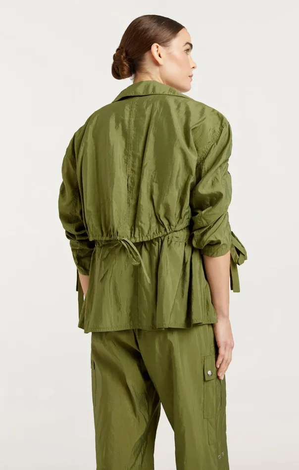Women Cinq Sept Jackets and Blazers Emmeline Jacket Olive Green