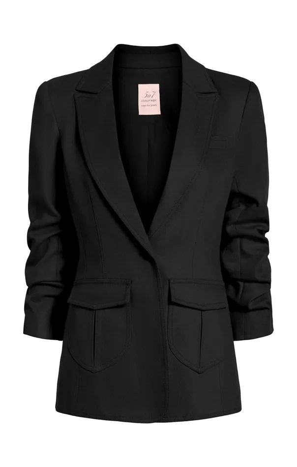 Women Cinq Sept Jackets and Blazers Louisa Blazer Black