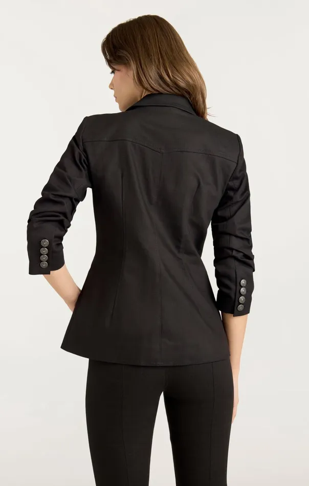 Women Cinq Sept Jackets and Blazers Louisa Blazer Black