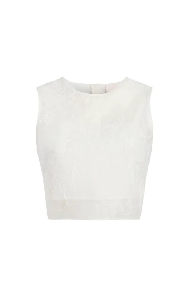 Women Cinq Sept Tops Etta Top Ivory