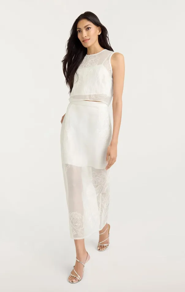 Women Cinq Sept Tops Etta Top Ivory