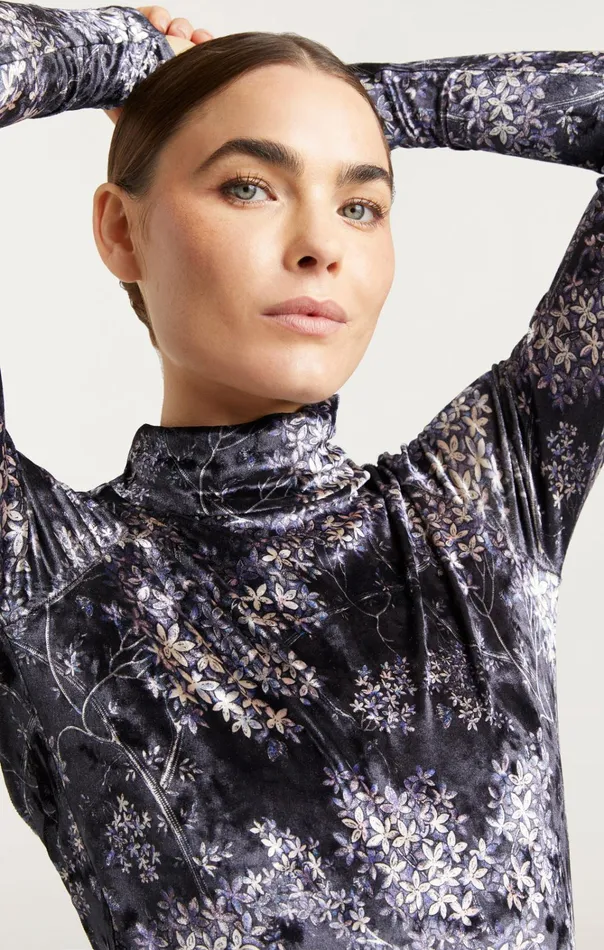 Women Cinq Sept Tops Kiara Top Black Multi