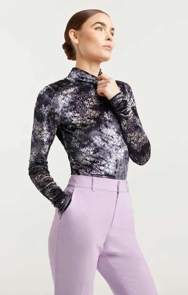 Women Cinq Sept Tops Kiara Top Black Multi